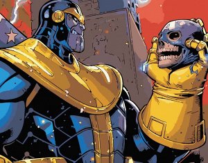 Картина по номерам на холсте "Thanos"