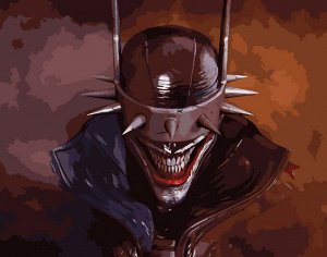 Картина по номерам на холсте "Batman Who Laughs"