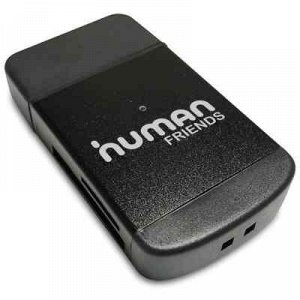 Картридер Human Friends  Speed Rate Multi Black.  4 слота.  Поддержка карт: Micro MS (M2), microSD,