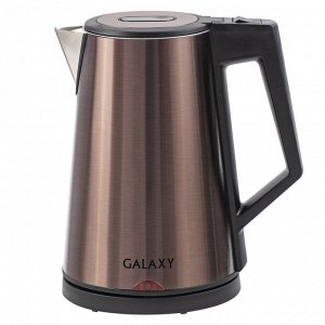 Чайник Galaxy GL 0320 бронзовый (2 кВт, 1,7л, тройн стенка нерж (8/уп)
