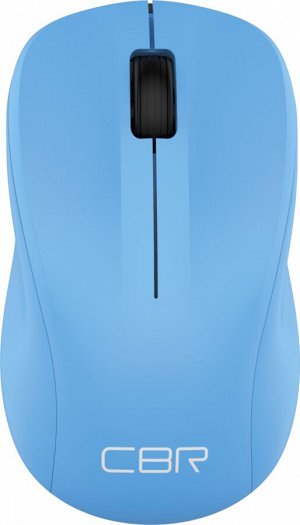 Мышь CBR CM 410 Blue, оптика, радио 2,4 Ггц, 1200 dpi, USB