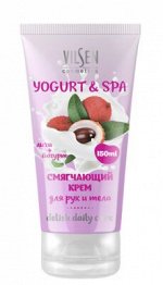 Крем для рук и тела Vilsen YOGURT &amp; SPA Смягчающий 150мл личи+йогурт /12/ 10446