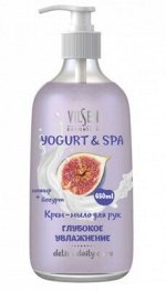 Крем-мыло для рук Vilsen YOGURT &amp; SPA Глубокое увлажнение 650мл инжир+йогурт /12/ 10437