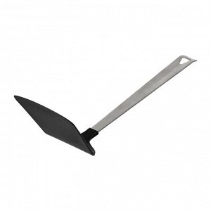 Лопатка нейлоновая, железная ручка, 29,5 см