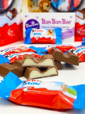 Kinder Schokolade Mini 120g - Немецкие Киндер-мини в упаковке. 19шт