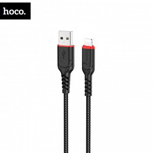 USB кабель Hoco Anti-Bending For Lightning / 2.4A