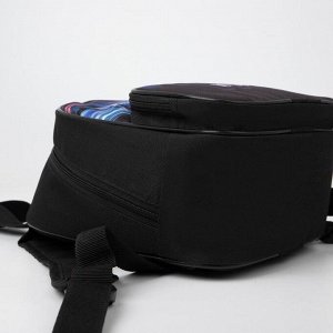 Рюкзак «Тачка», 20х11х28 см, отд на молнии, н/карман, чёрный