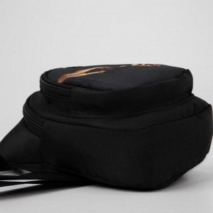 Сумка-рюкзак «Руки», 15х10х26 см, отд на молнии, н/карман, регул ремень, чёрный