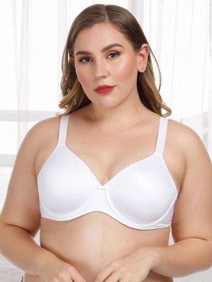 Wingslove Бюстгальтер Plus size на косточках с жаккардовым узором и польными чашечками