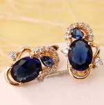 Серьги позолота H01-9181