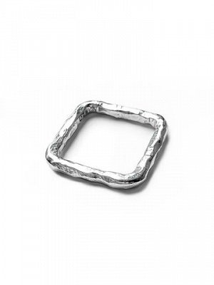 Серебряное кольцо квадрат "Art"