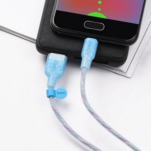 USB Кабель Hoco Silicone U73 for Lightning / 2,4A