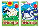 Набор картона белого А4   8л &quot;ХОББИ ТАЙМ&quot; 2 ВИДА 11-408-269 Альт {Россия}