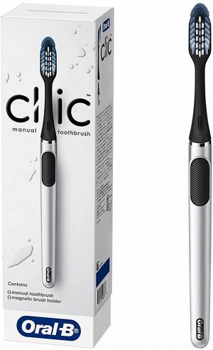 Oral B Clic FIT - зубная щетка со сменной насадкой и магнитом для крепления