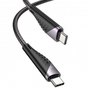 USB Зарядный кабель Hoco U95 Type-C - Type-C / 3A, 60W, 1,5 м, для зарядки и питания устройств, для синхронизации данных, фотографий и музыки