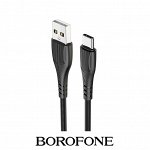 USB Кабель Borofone Brushed Micro USB / 2.4A