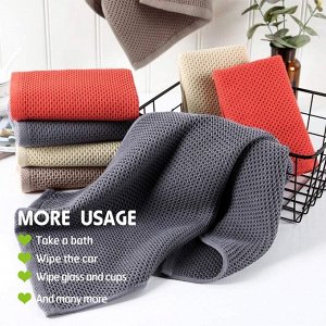 Quick Drying Washcloths - вафельные кухонные полотенца
