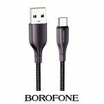 USB Кабель Borofone Zinc Alloy Type-C / 3A