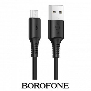 USB Кабель Borofone Fast Charging Micro USB / 2.4A