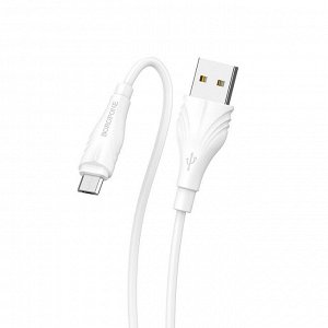 USB Кабель Borofone BX18 Micro USB / 2.4A 2 м