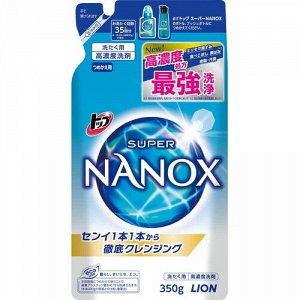 Lion / Гель для стирки "TOP Super NANOX" (концентрат) 350 г мягкая упаковка