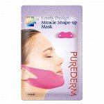 Маска-бандаж для подбородка Purederm Lovely Design Miracle Shape-Up Mask, 1шт