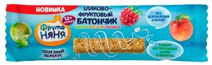 ФРУТОНЯНЯ Фруктовый батончик 25г яблоко-персик-малина