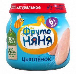 ФРУТОНЯНЯ Пюре 80г цыпленок