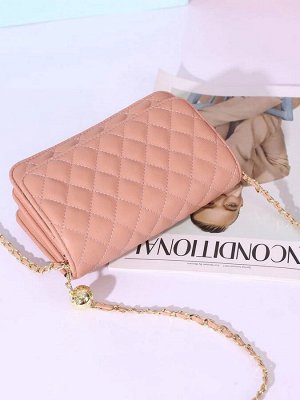 Женская сумка кросс-боди из натуральной кожи, цвет розовый