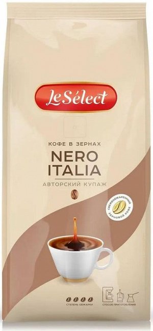 Кофе в зернах Le Select Nero Italia, 1 кг