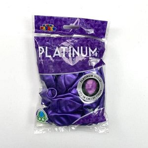 мф поиск Воздушный шар 11&quot;/28см Хром PLATINUM Violet 25шт