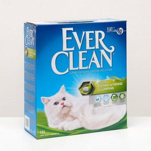 Наполнитель комкующийся Ever Clean EXtra Strong Clumping  Unscented, без ароматизатора, 10л