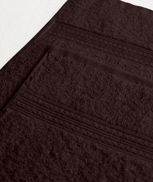 Полотенце махровое 30х60 "Маруся" темно-коричневый