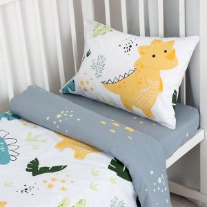 Постельное белье Крошка Я Little dino 112*147 см, 60*120+20 см, 40*60 см