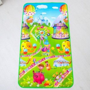 Игровой коврик для детей «Карусель» на фольгированной основе, 180x100 см