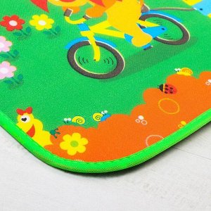 Игровой коврик для детей на фольгированной основе «Путешествие», размер 180х150x0,5 см, Крошка Я