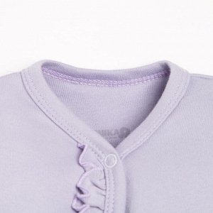 Комбинезон с рюшей для девочки «Крошка Я» BASIC LINE.