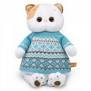Мягкая игрушка Кошечка Лили в свитере, 24 см (Budi Basa)