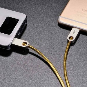USB кабель Hoco Zinc Alloy For Lightning / 2.4A