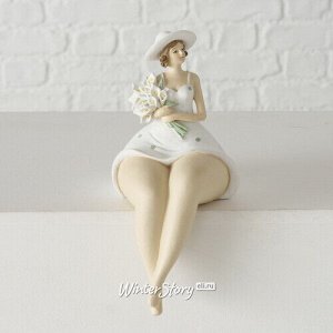Декоративная статуэтка Леди Джудит с цветами 18 см (Boltze)