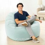 Надувное кресло Beanless Bag Chair 112*104*74 см шалфейное (INTEX)