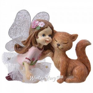 Декоративная фигурка Fairy Adventures: Амелия и Лисичка Санни 12 см (Kaemingk)