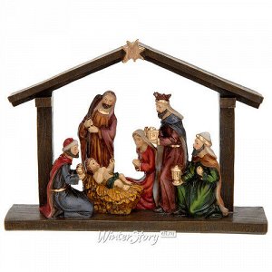 Рождественский вертеп - композиция Явление младенца Христа, 20*15 см (Koopman)