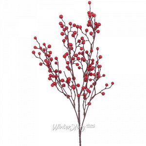 Декоративная ветка с ягодами Скарлет Берри 70 см (Edelman)