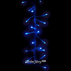 Электрогирлянда Фейерверк Cluster Lights 200 синих микроламп, 2 м, синий ПВХ, соединяемая, IP20 (Snowhouse)