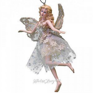 Елочная игрушка Девушка-Бабочка блондинка 13 см, подвеска (Kurts Adler)