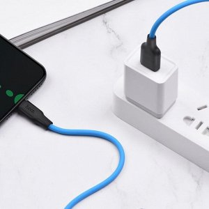 USB кабель Hoco Silicone MicroUSB 2.4A 1 м