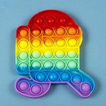 Игрушка-антистресс  Pop it, вечная пупырка, Among Us/Поп ит антистресс
