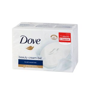 Спайка Крем-мыло Dove 4*100г Красота и уход 1 мыло в подарок !