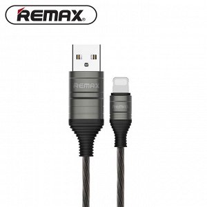 Светящийся USB кабель Remax for Lightning / 2A